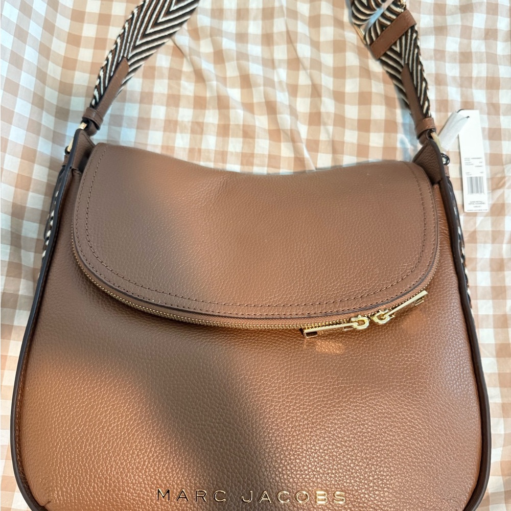 NWT Marc Jacobs Tan Leather Shoulder Bag